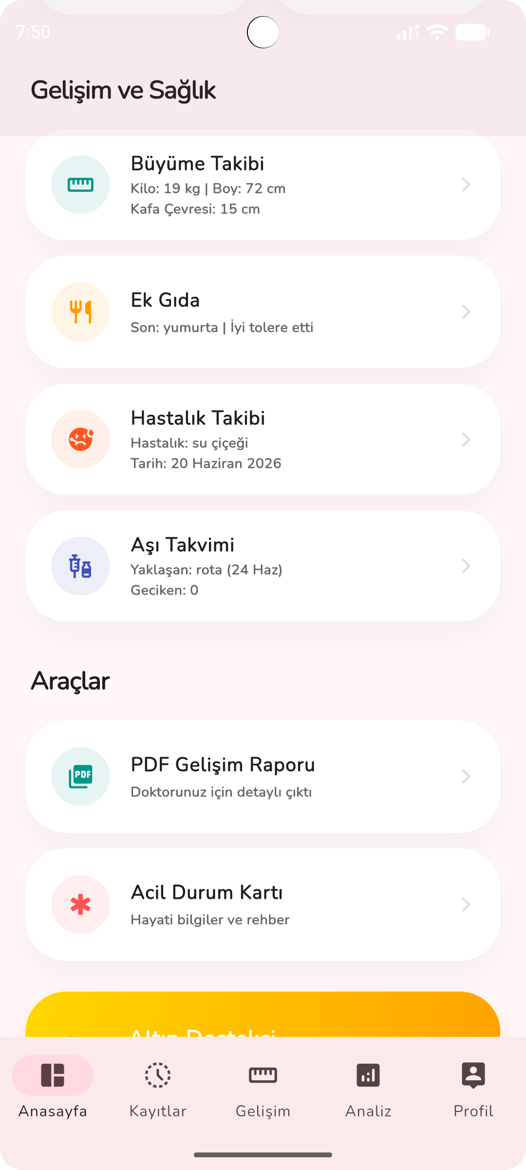 BESTO - Bebek Takip Asistanı ekran görüntüsü