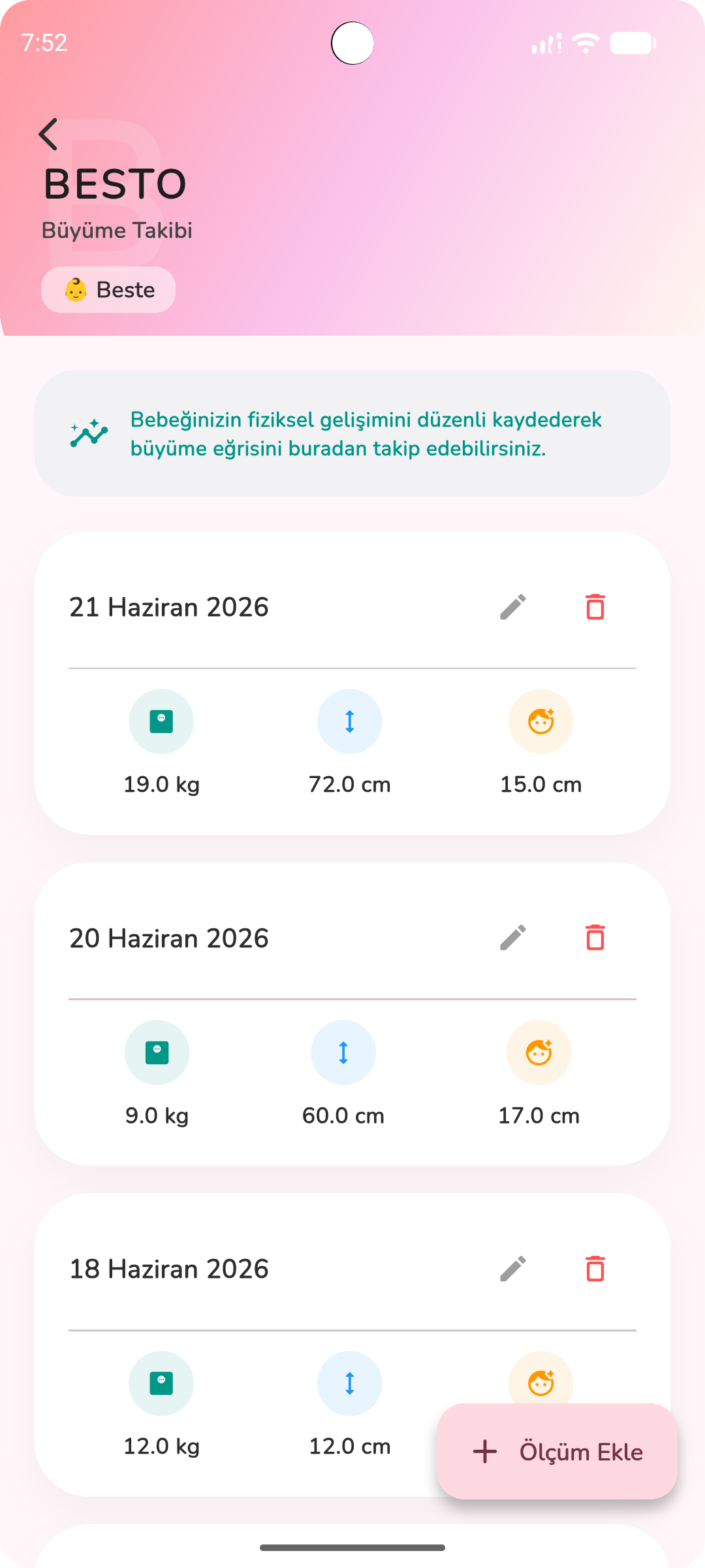 BESTO - Bebek Takip Asistanı ekran görüntüsü