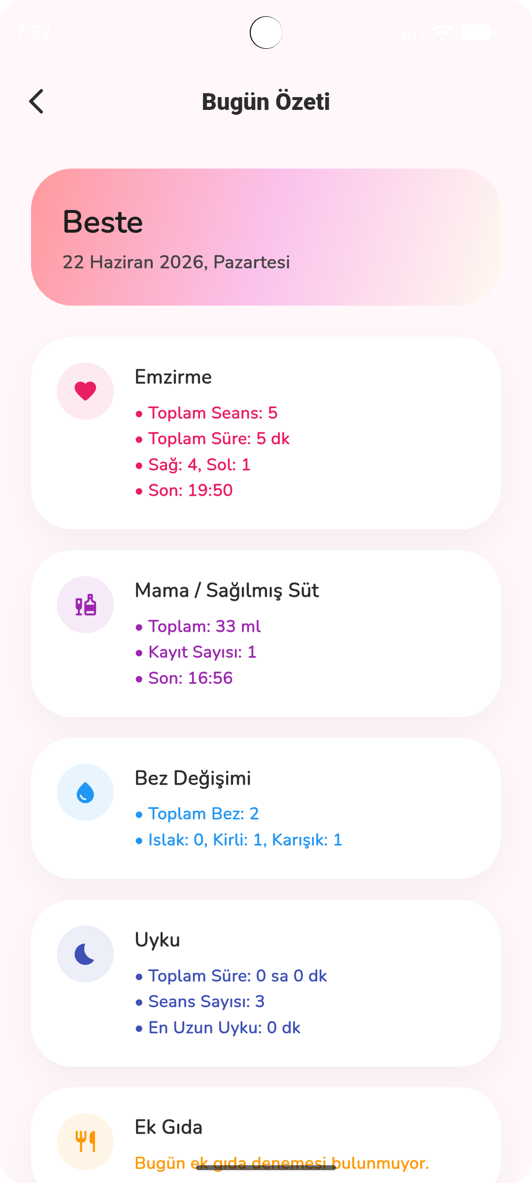 BESTO - Bebek Takip Asistanı ekran görüntüsü